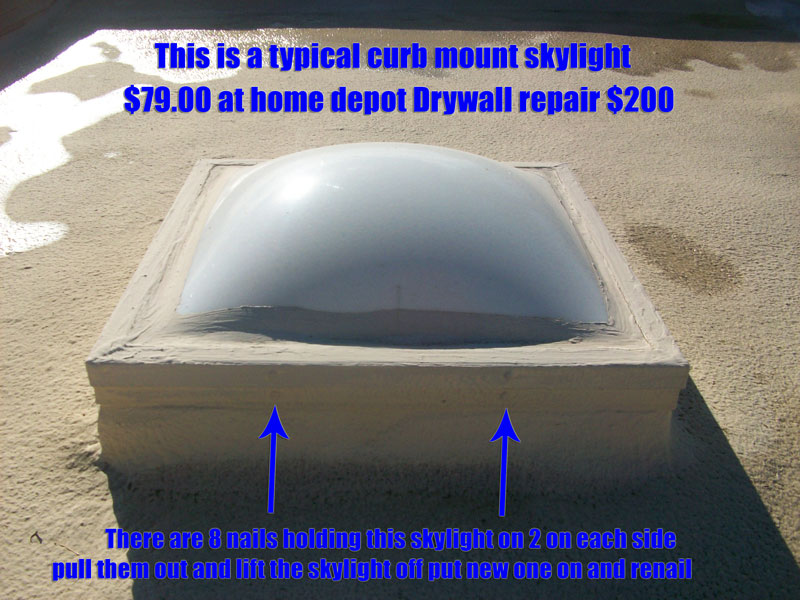 Skylight Leak Repair & Replacement | Foam Roof Tips AZ - Arizona Roofer